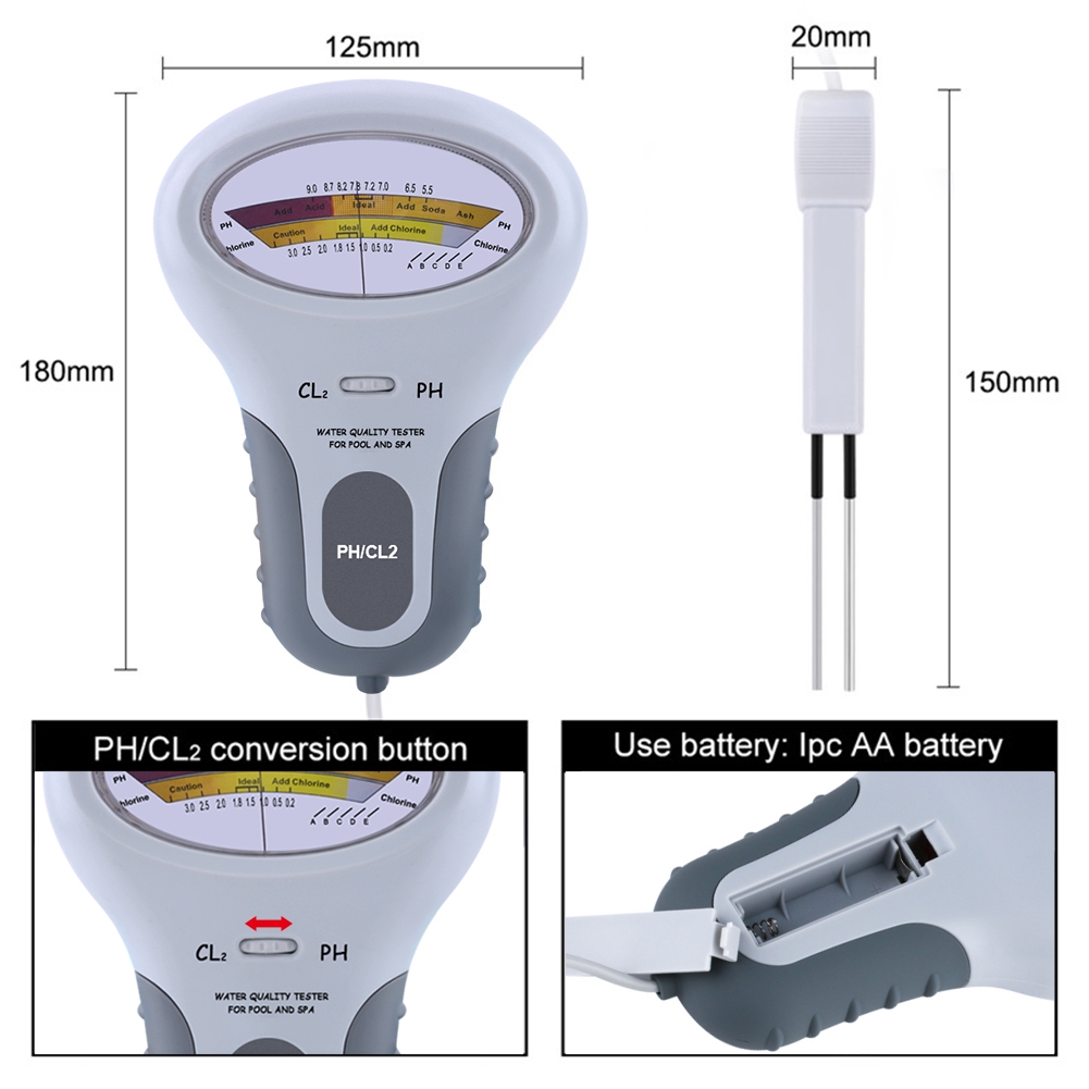 PC102 Portable Water Quality T - Ph Meter Digital Water Tester 评论和价格